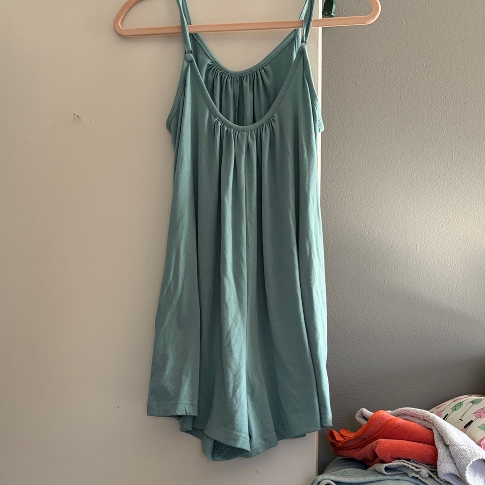 Teal Sleeveless Dress